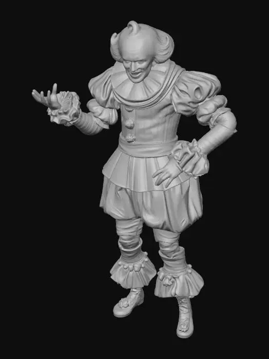 3D model for Toy Clown Figure