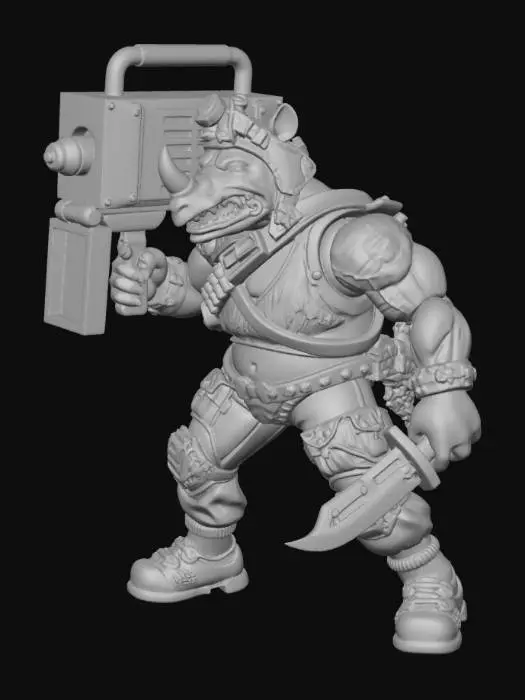 3D model for rocksteady