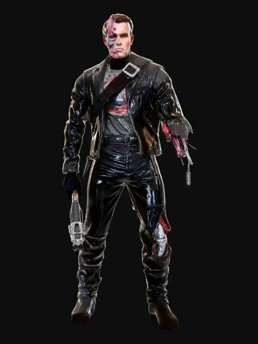 3D model for Cyborg Warrior