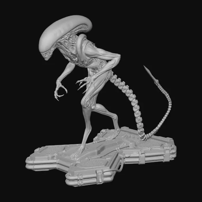 3D model for Midnight Xenomorph