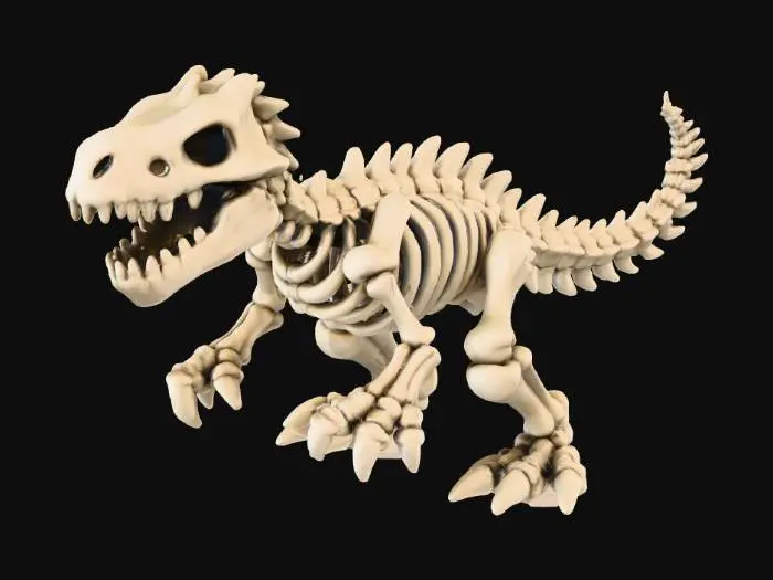 3D model for Dino Skeleton Roar