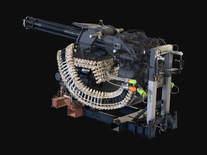 3D model for Gatling Gun Display