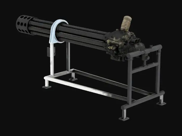 3D model for Minigun Display Piece