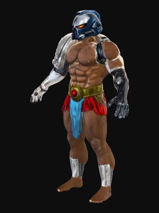 3D model for Warrior Titan