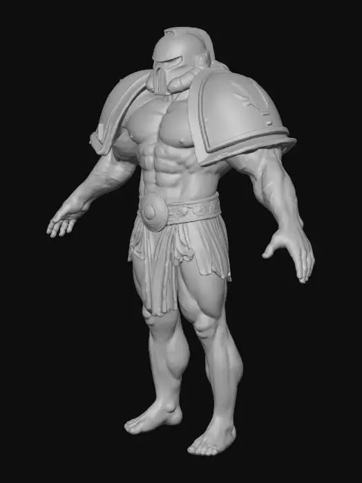3D model for Warrior Titan