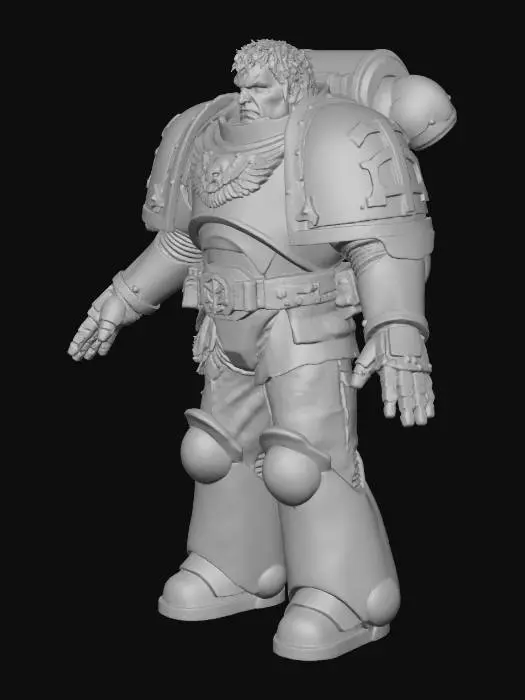 3D model for Warrior Titan
