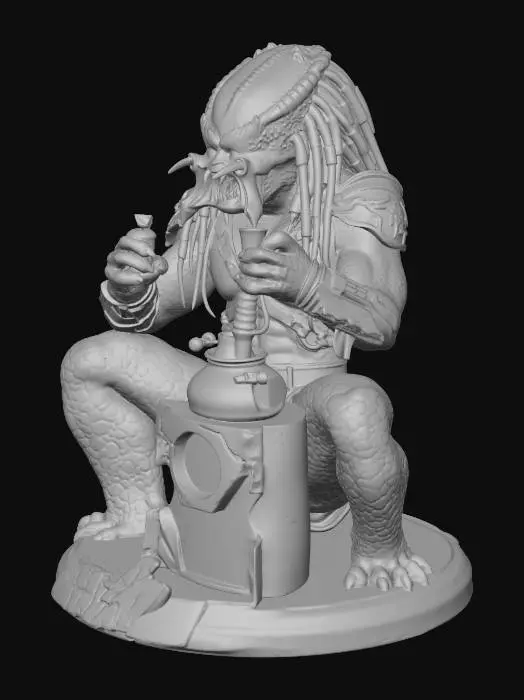 3D model for stoned Predator