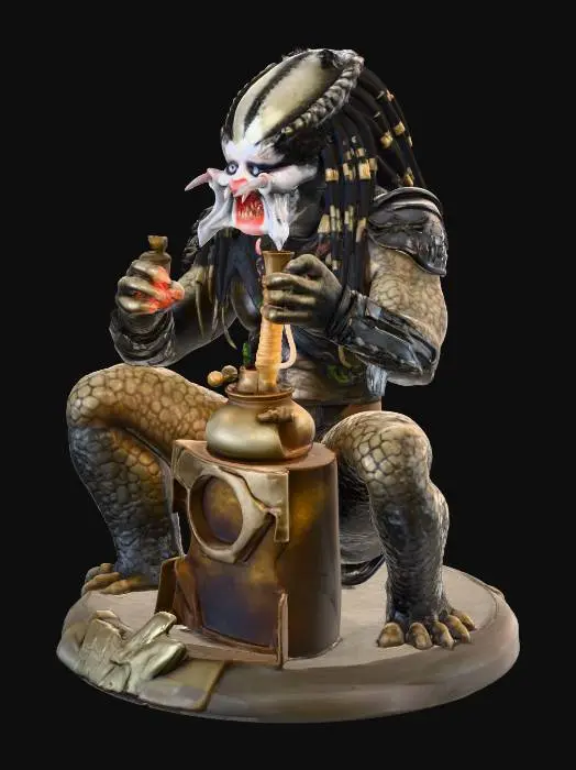 3D model for stoned Predator