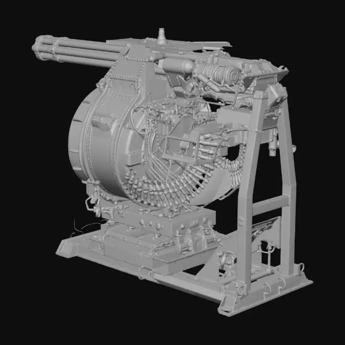 3D model for gatling