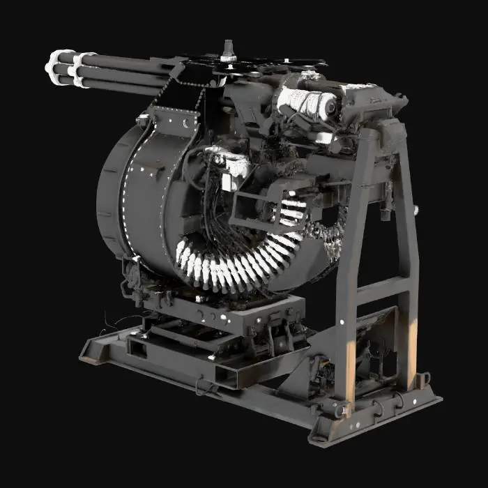 3D model for gatling
