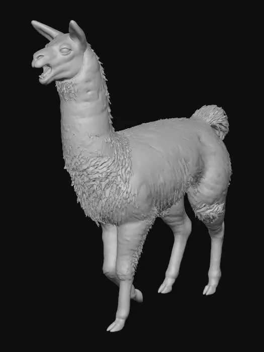 3D model for Chatty Llama