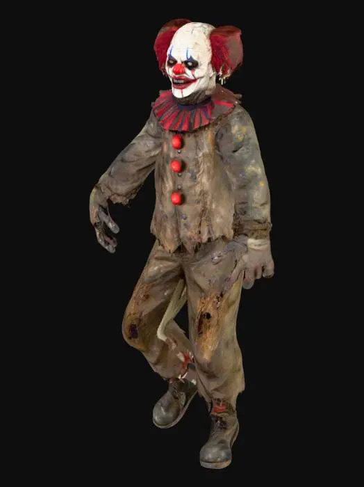 3D model for Creepy Clown Emergence