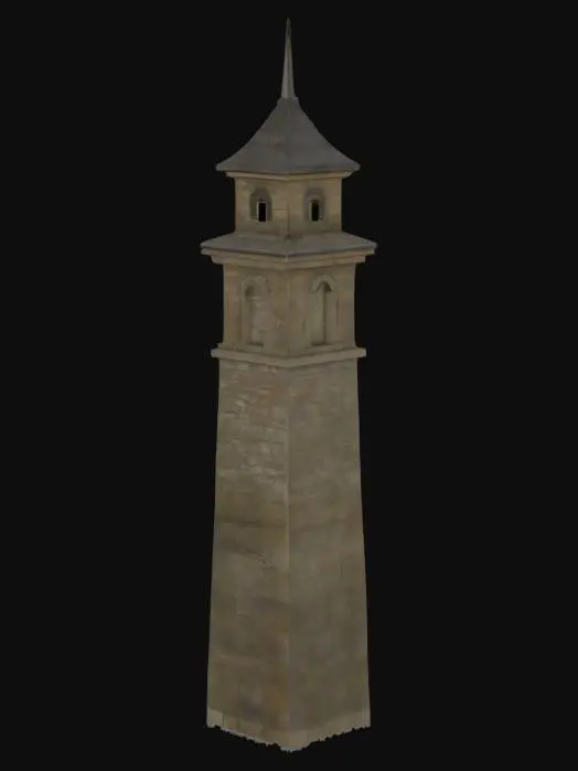 3D model for Stone Tower Perspective