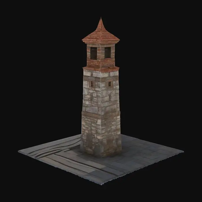 3D model for Stone Tower Perspective