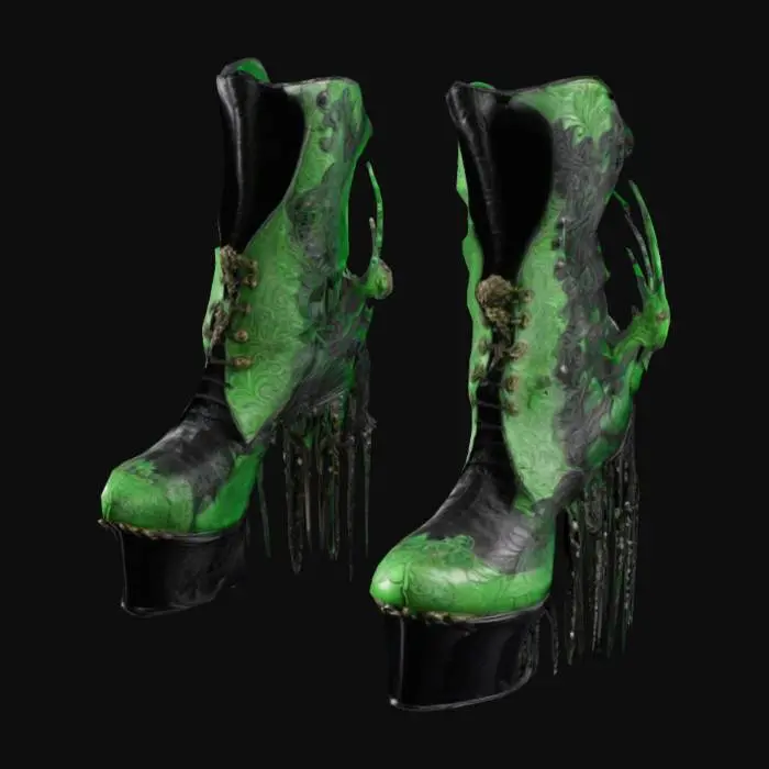 3D model for Ornate Gothic Boots
