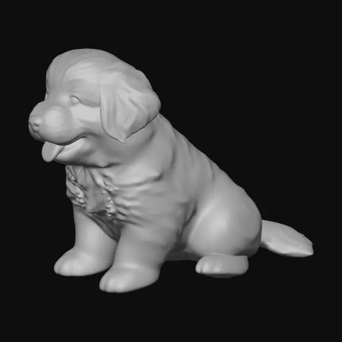 3D model for Joyful Puppy Bliss
