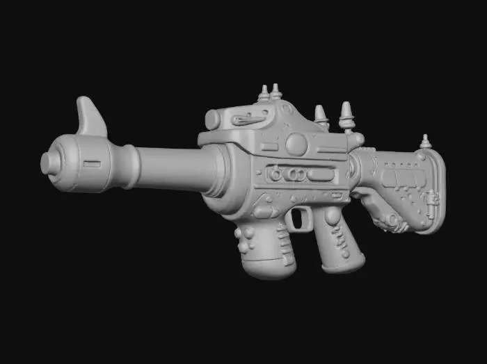 3D model for Retro Toy Raygun Moderno