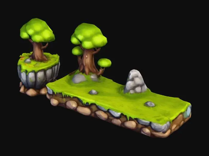 3D model for Enchanted Forest Platforms, #Thanksgiving#
