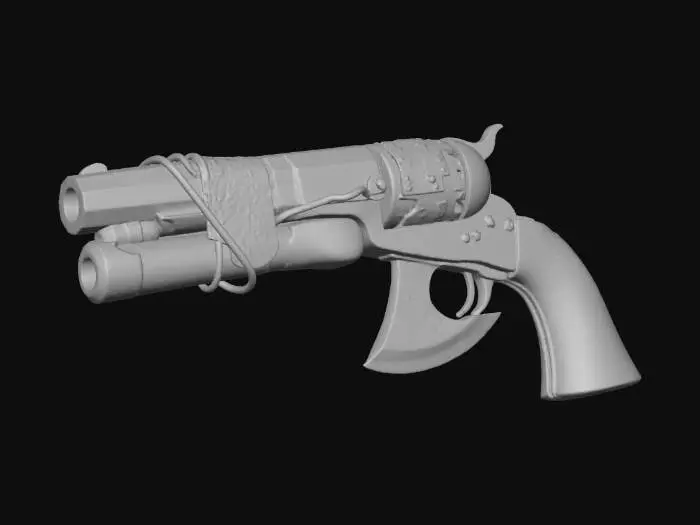 3D model for Wasteland Revolver