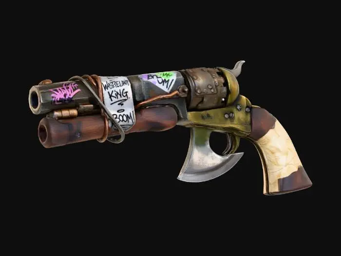 3D model for Wasteland Revolver