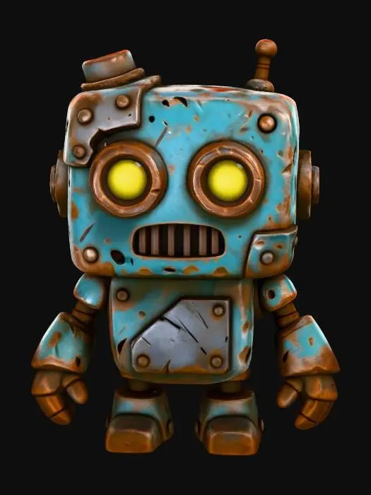 3D model for Rusty Bot.