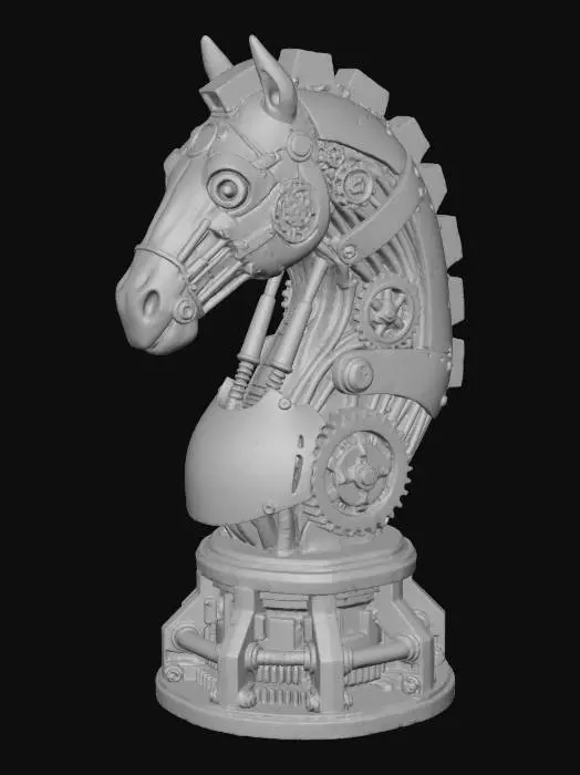 3D model for Steampunk Steed, #Thanksgiving#