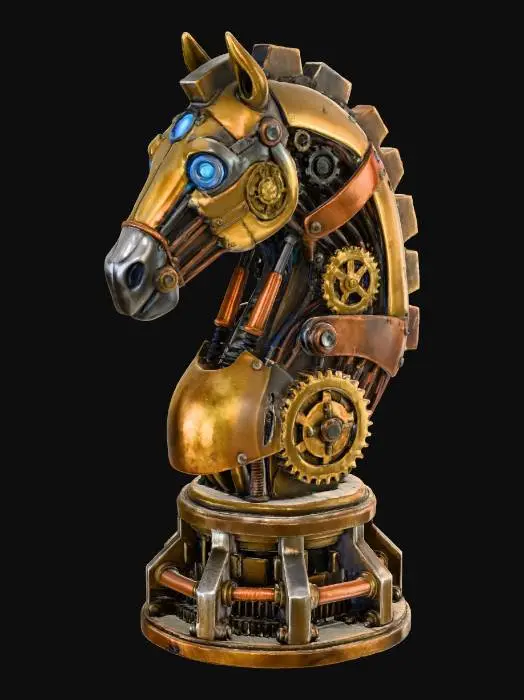 3D model for Steampunk Steed, #Thanksgiving#