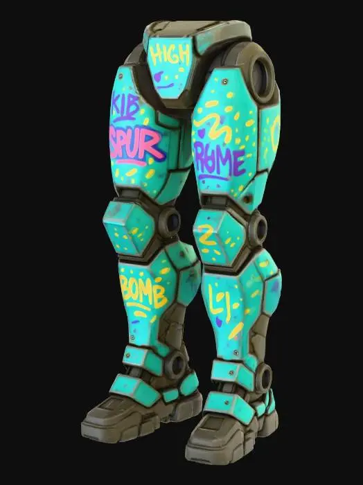 3D model for Graffiti Mech Legs