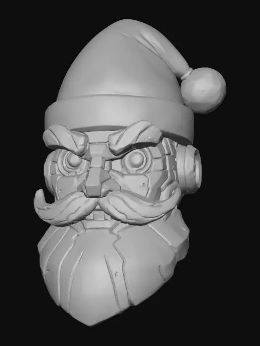 3D model for Graffiti Santa Bot, #Christmas2025#