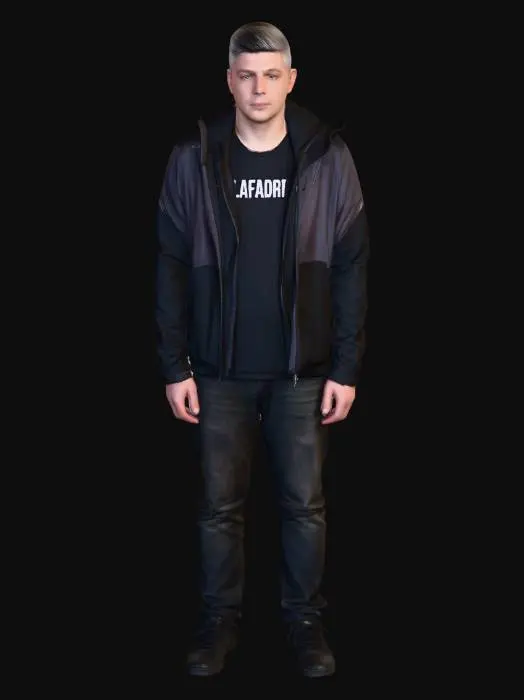 3D model for Black Jacket Portrait