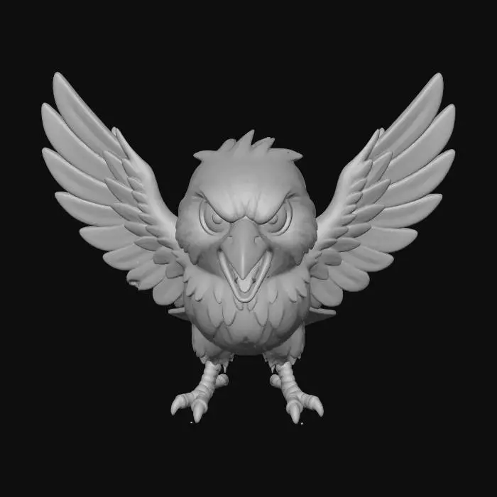 3D model for Raven Fury, #Halloween2025#