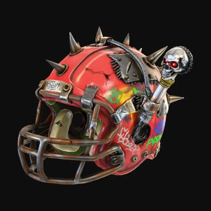 3D model for Skullspike Helmet