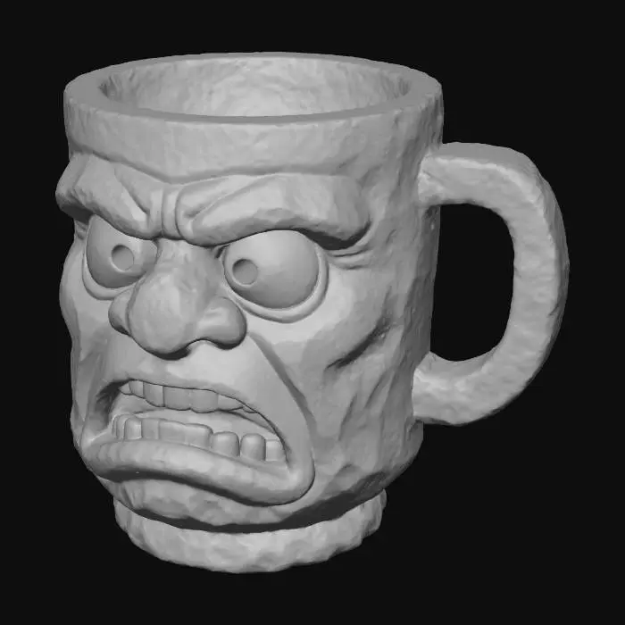 3D model for Grumpy Mug