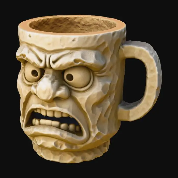 3D model for Grumpy Mug