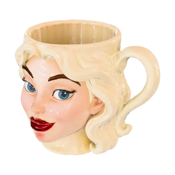 Modelo 3D de Ceramic Queen Mug - Style, generado por IA