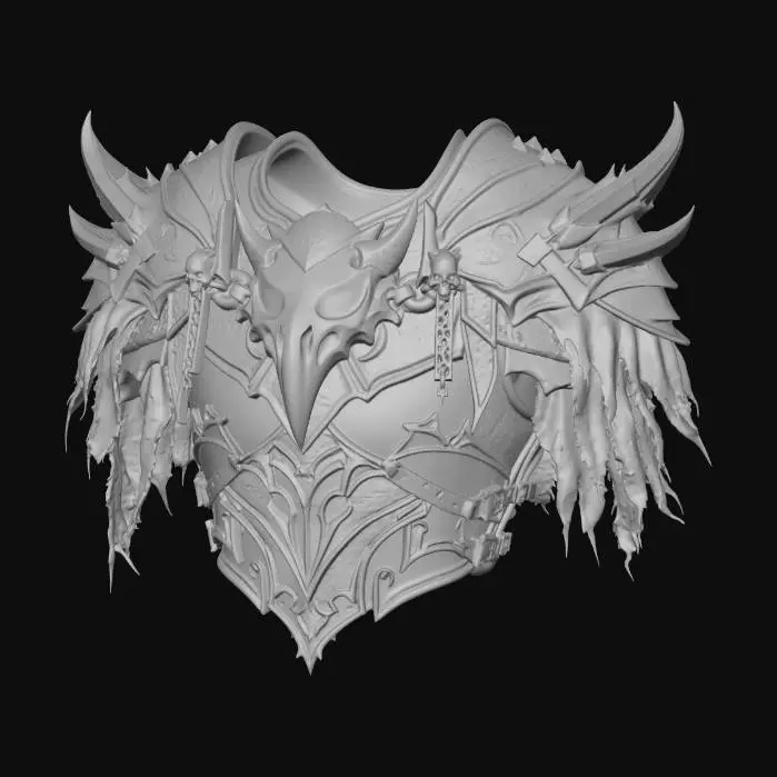 3D model for Skullcarved Warplate