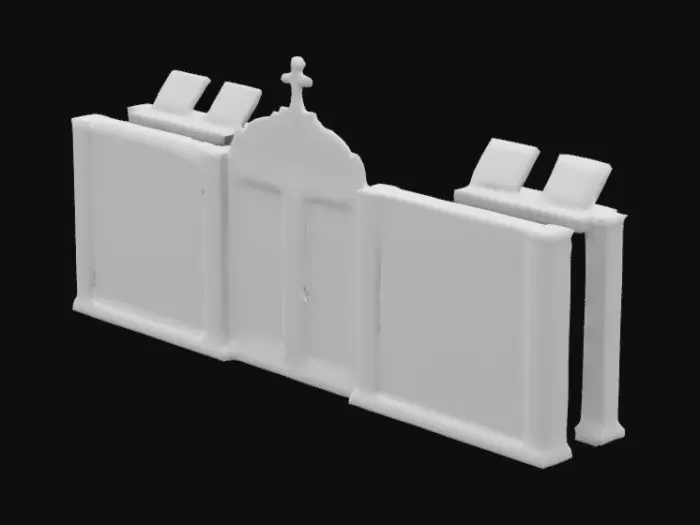 3D model for Ornate Wooden Icon Stand