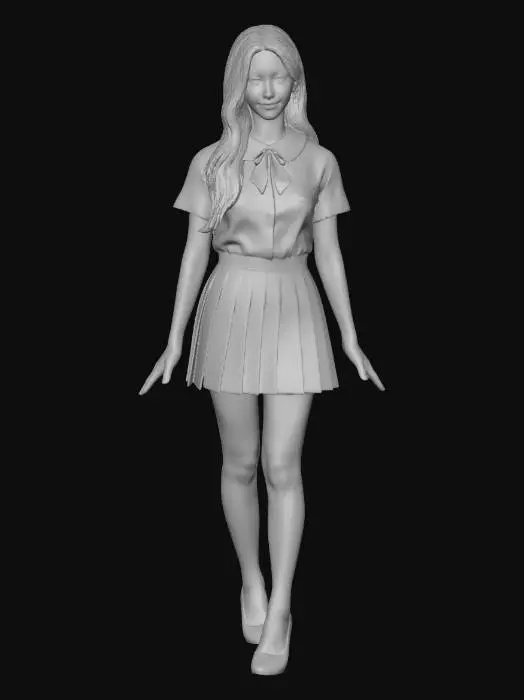 3D model for Sunny girl