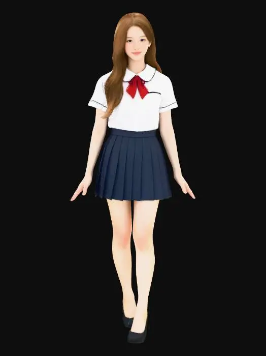 3D model for Sunny girl