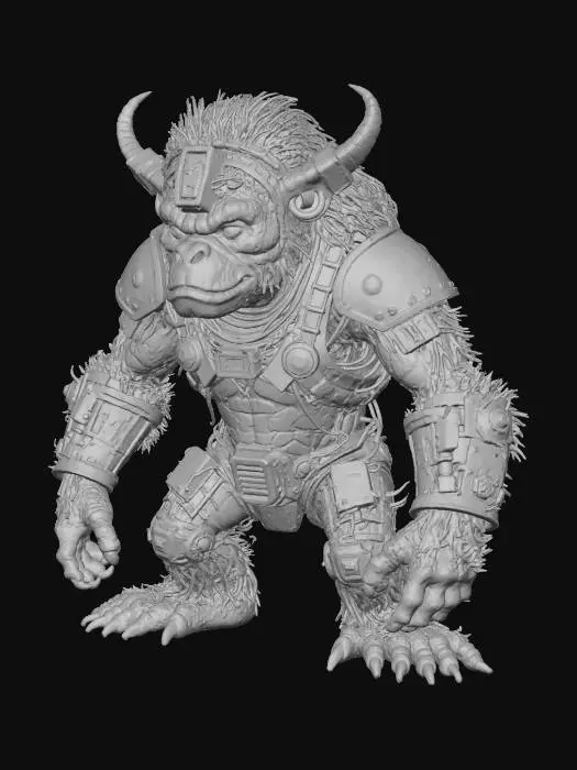 3D model for Cyber Troll Titan
