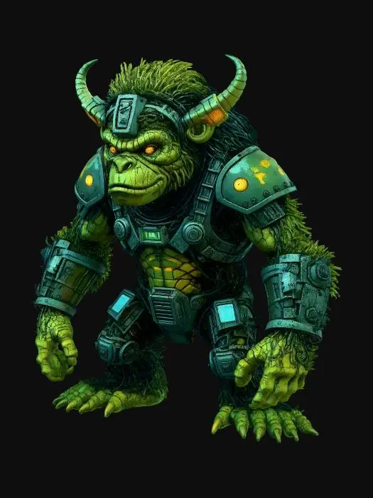 3D model for Cyber Troll Titan