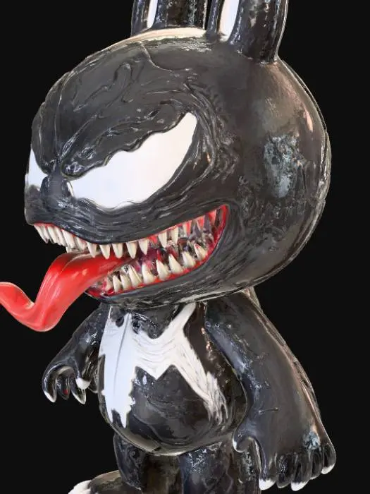 3D model for Labubu venom, #Halloween2025#