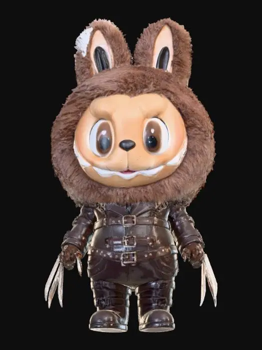 3D model for #Halloween2025#, labubu scissorhands