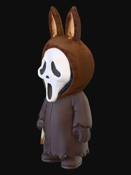 3D model for Labubu scream