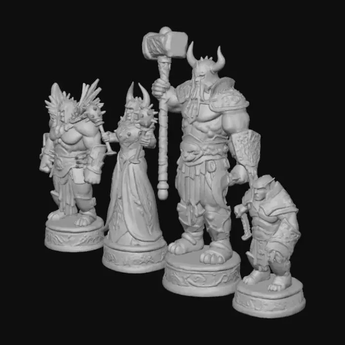 3D model for Fantasy Stone Warriors