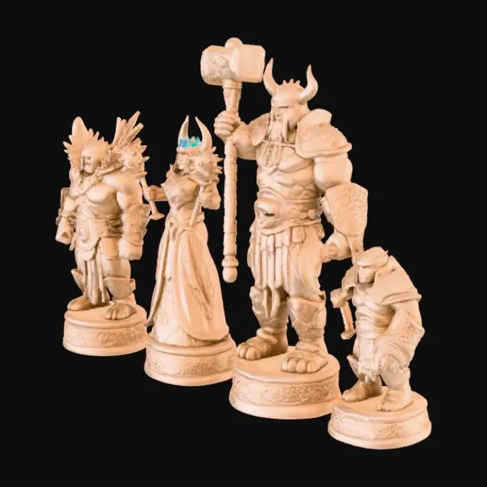 3D model for Fantasy Stone Warriors