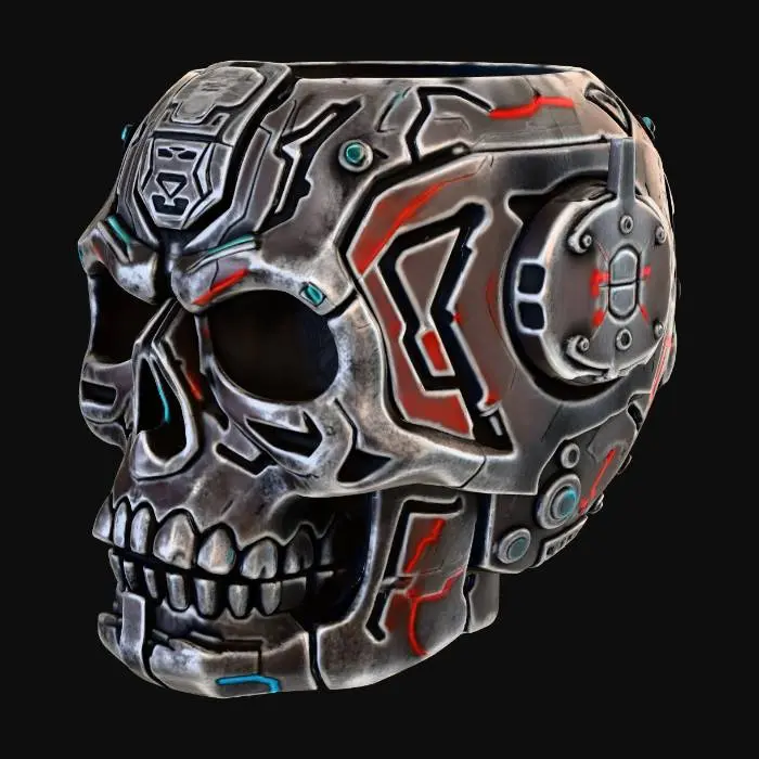 3D model for Cyber Skull Chalice