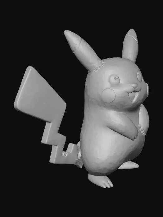 3D model for Generate a 3d voxel character from the image given. Ignore the white background, just generate the character