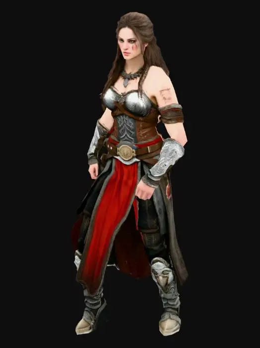 3D model for Warrior in the Mist