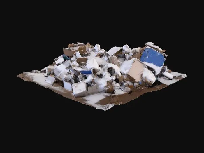 3D model for Winter Trash Heap